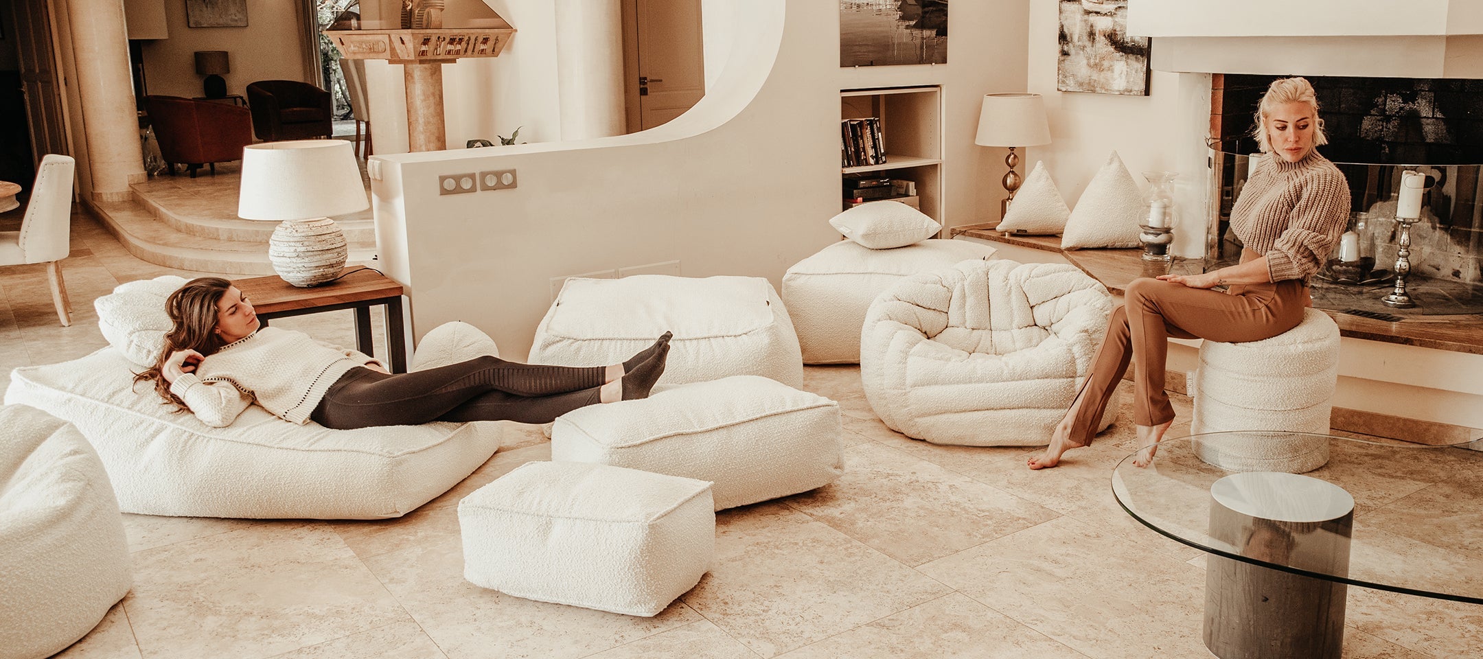Pouf XL intérieur