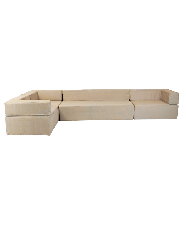 Canapé de jardin modulable — 6 places beige - MXHOME