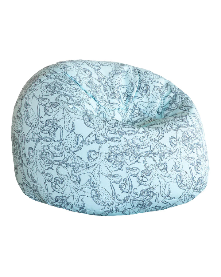 VILEBREQUIN x MX Home - Pouf XL flottant - Bleu motifs poulpes - MXHOME