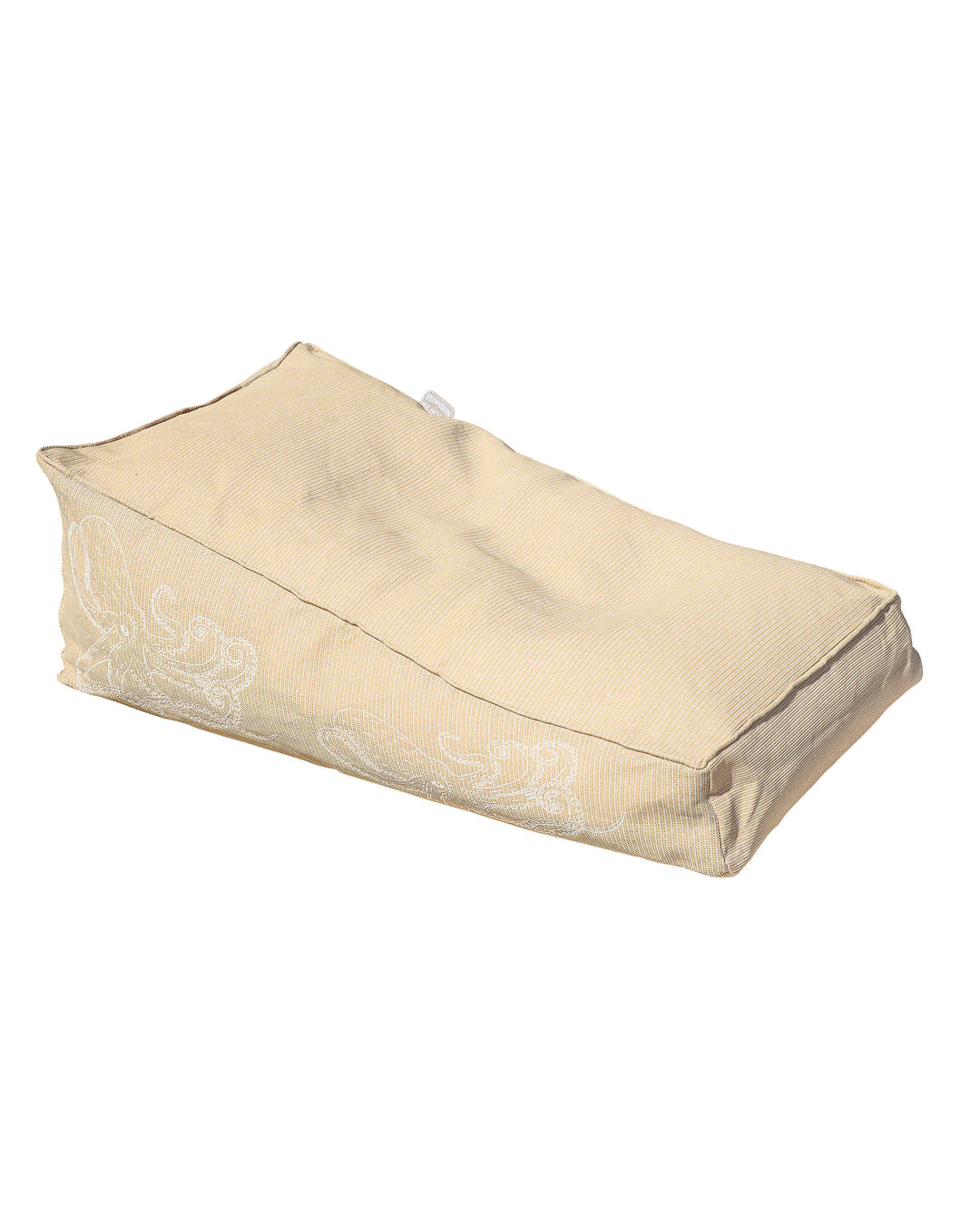 VILEBREQUIN x MX Home - Bain de soleil flottant broderies poulpes - Beige raphia - MXHOME