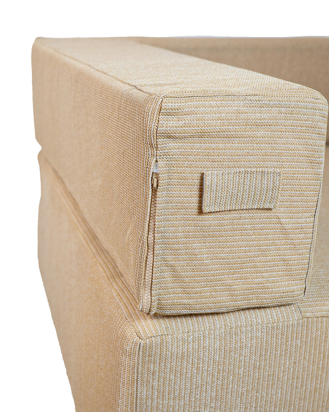 Canapé modulable - Déhoussable 3 places - Beige raphia