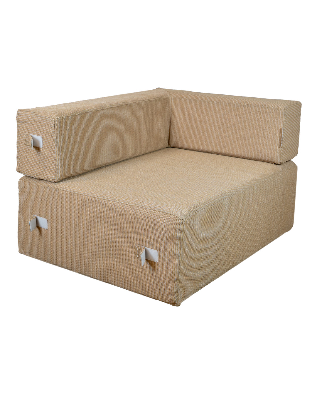 Canapé modulable - Déhoussable 3 places - Beige raphia