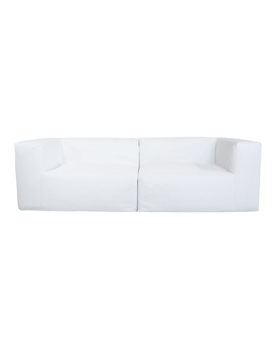 Canapé modulable - Déhoussable 3 places- Blanc - Extérieur - MXHOME