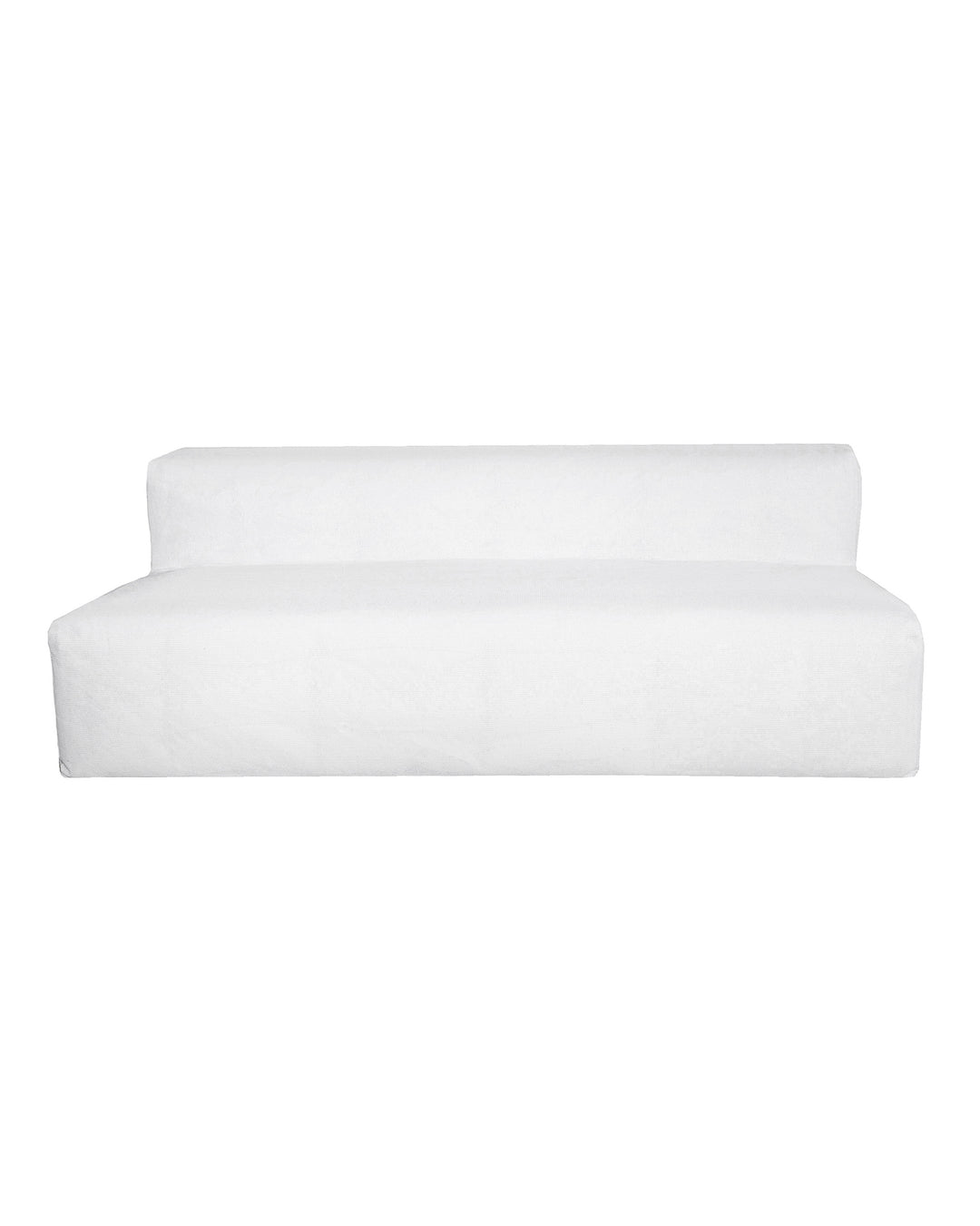 Canapé modulable - Déhoussable 3 places- Blanc - Extérieur - MXHOME