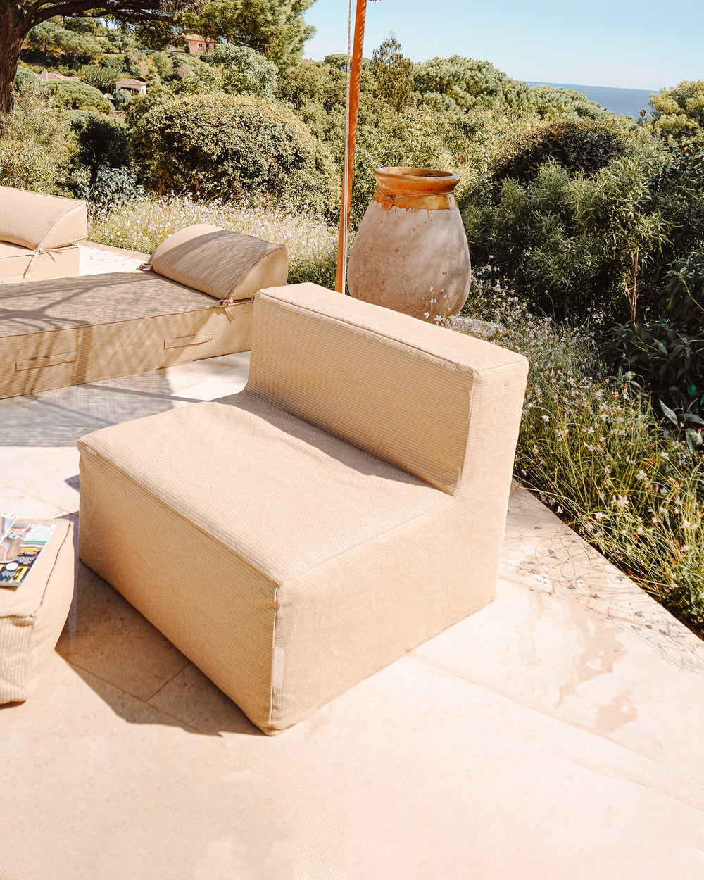 Chauffeuse en mousse - Effet raphia - MXHOME