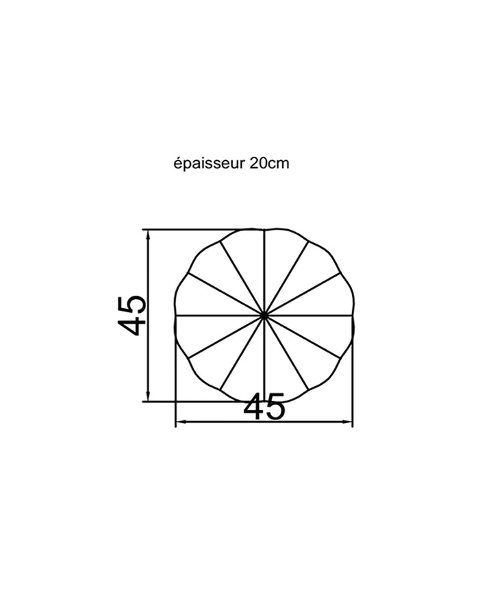 Coussin oursin - Gris - MXHOME