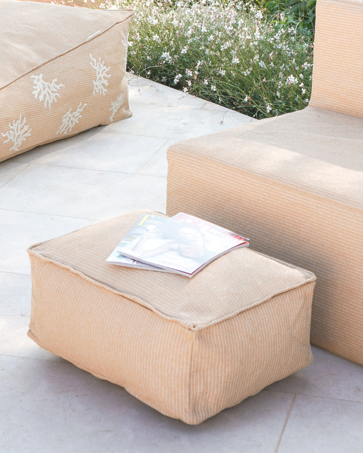 Coussins de sol - Effet raphia ou blanc - MXHOME