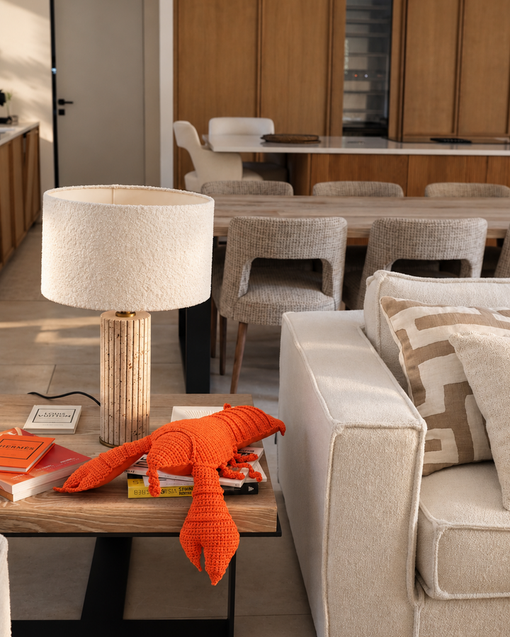 Coussin homard crochet - Orange - Extérieur