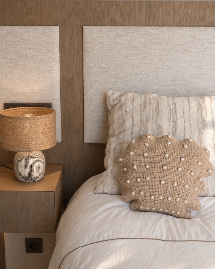 Coussin coquillage crochet - Beige - Intérieur