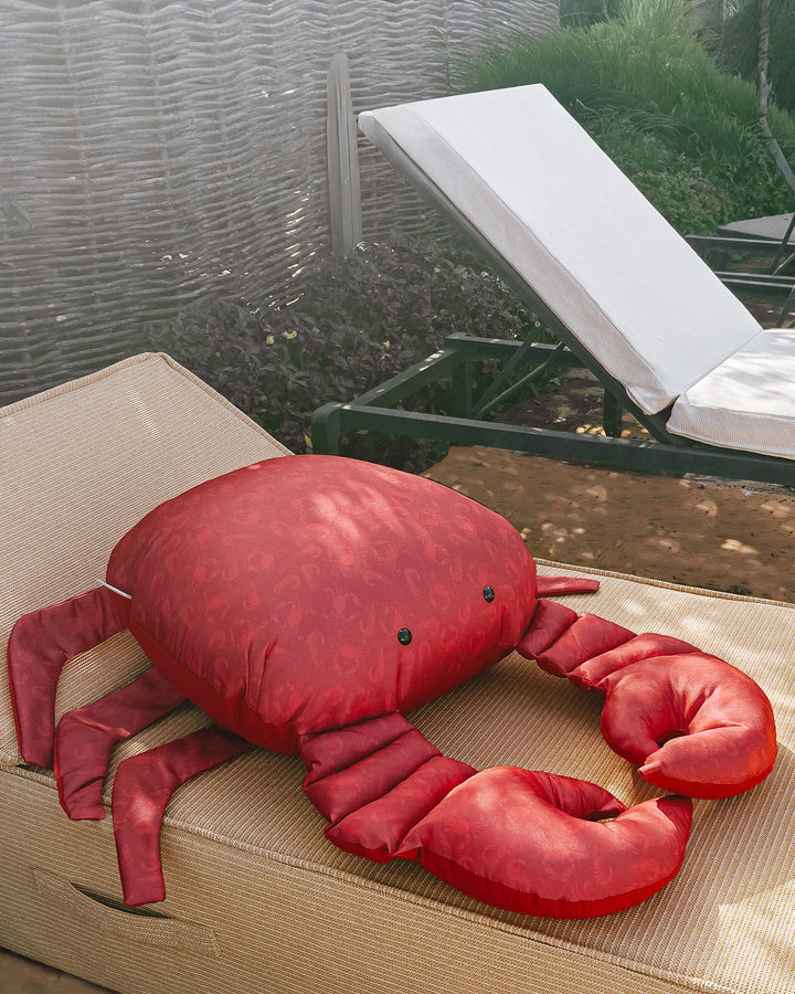 VILEBREQUIN x MX Home - Coussin crabe - Rouge avec motifs - MXHOME