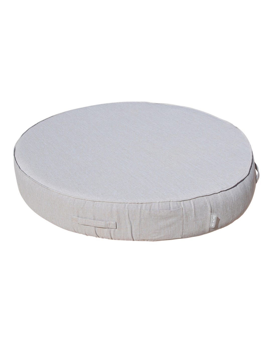 Lit rond en mousse - Effet lin - MXHOME