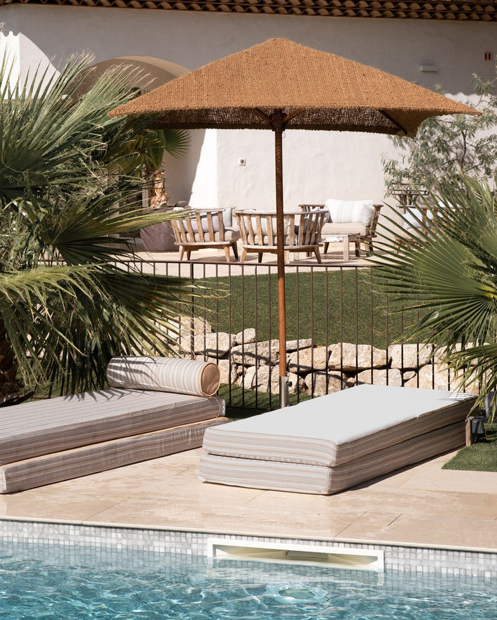 Parasol 2x2m ou 3x2m fibre de coco - MXHOME