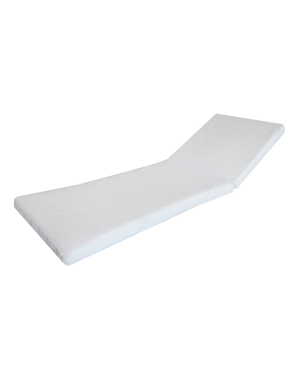 Matelas pour transat - Effet raphia, blanc ou tissu rayé Bayadère - MXHOME