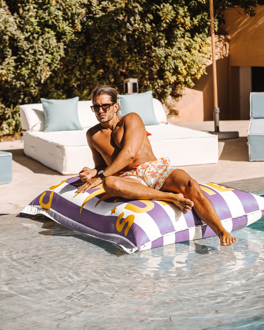 Pouf XL flottant - Côte d'Azur - MXHOME