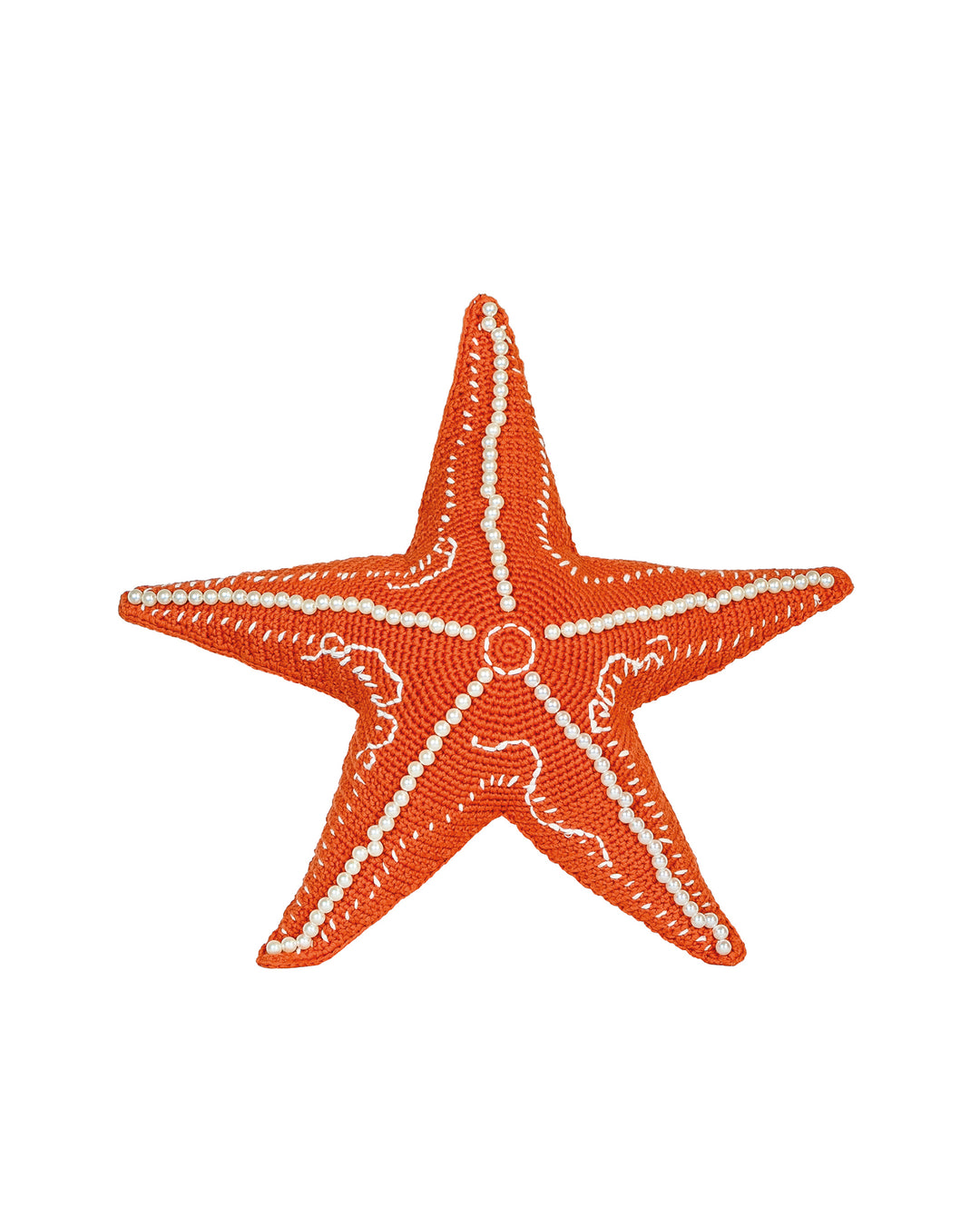 Coussin étoile de mer crochet - Orange - Intérieur - MXHOME