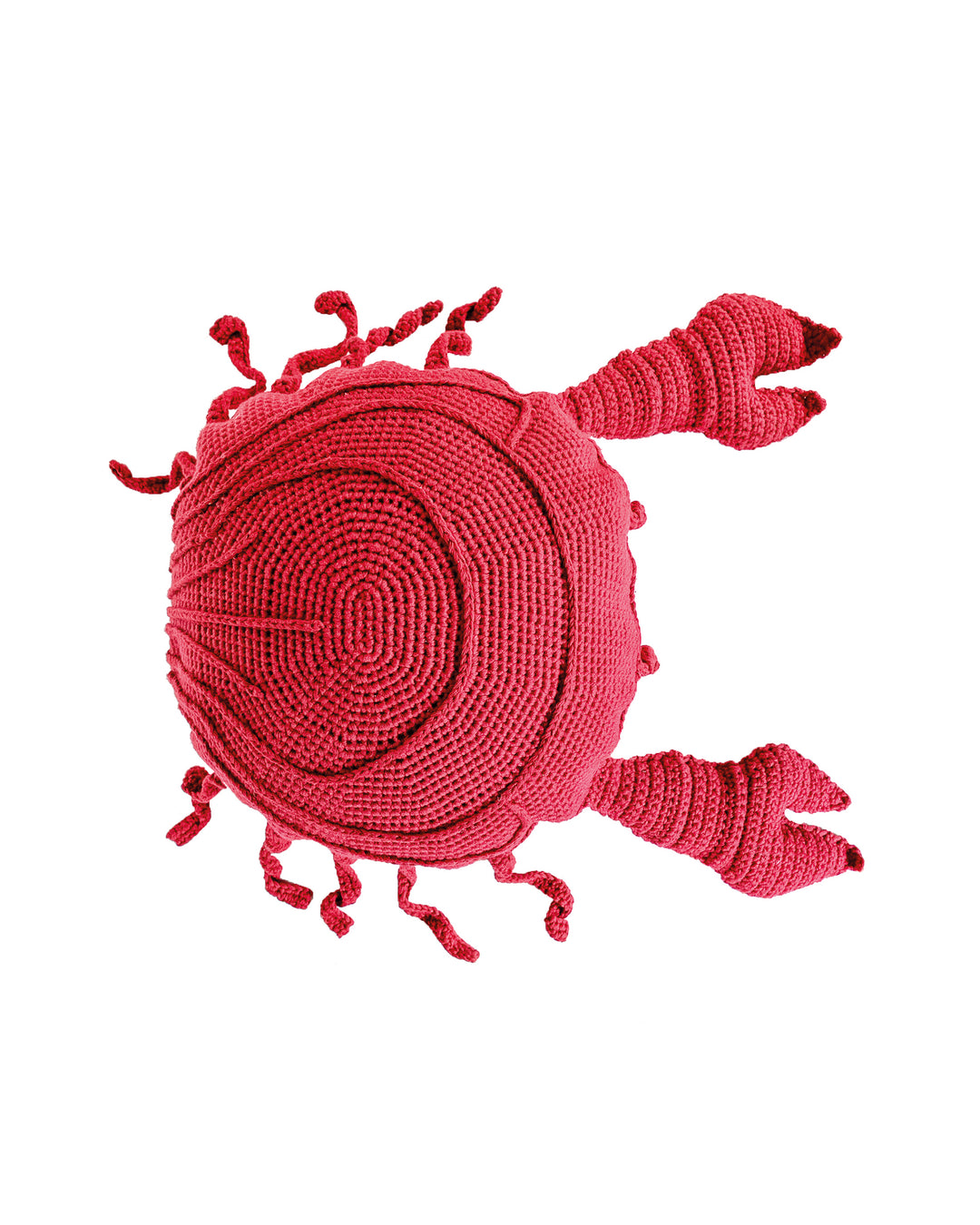 Coussin crabe crochet - Rouge - Extérieur - MXHOME