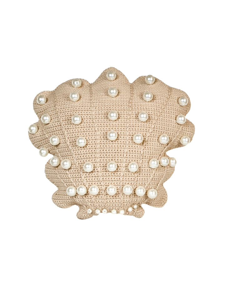 Coussin coquillage crochet - Beige - Intérieur - MXHOME