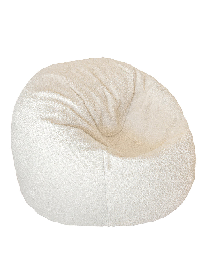 Pouf xl in lana riccia
