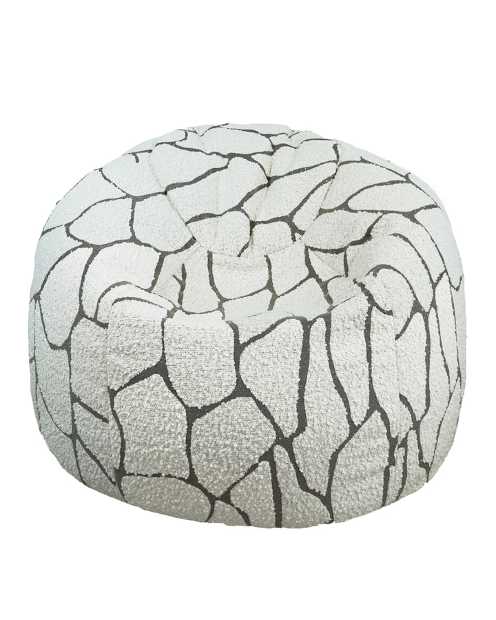 Pouf XL - Lana rizada diseño