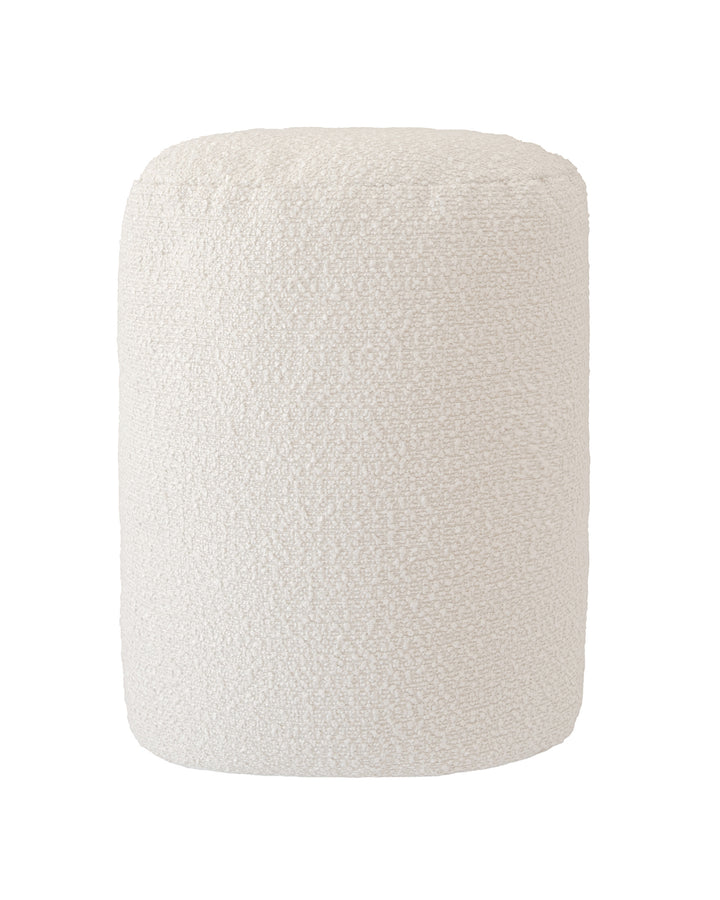 Boucle wool stool