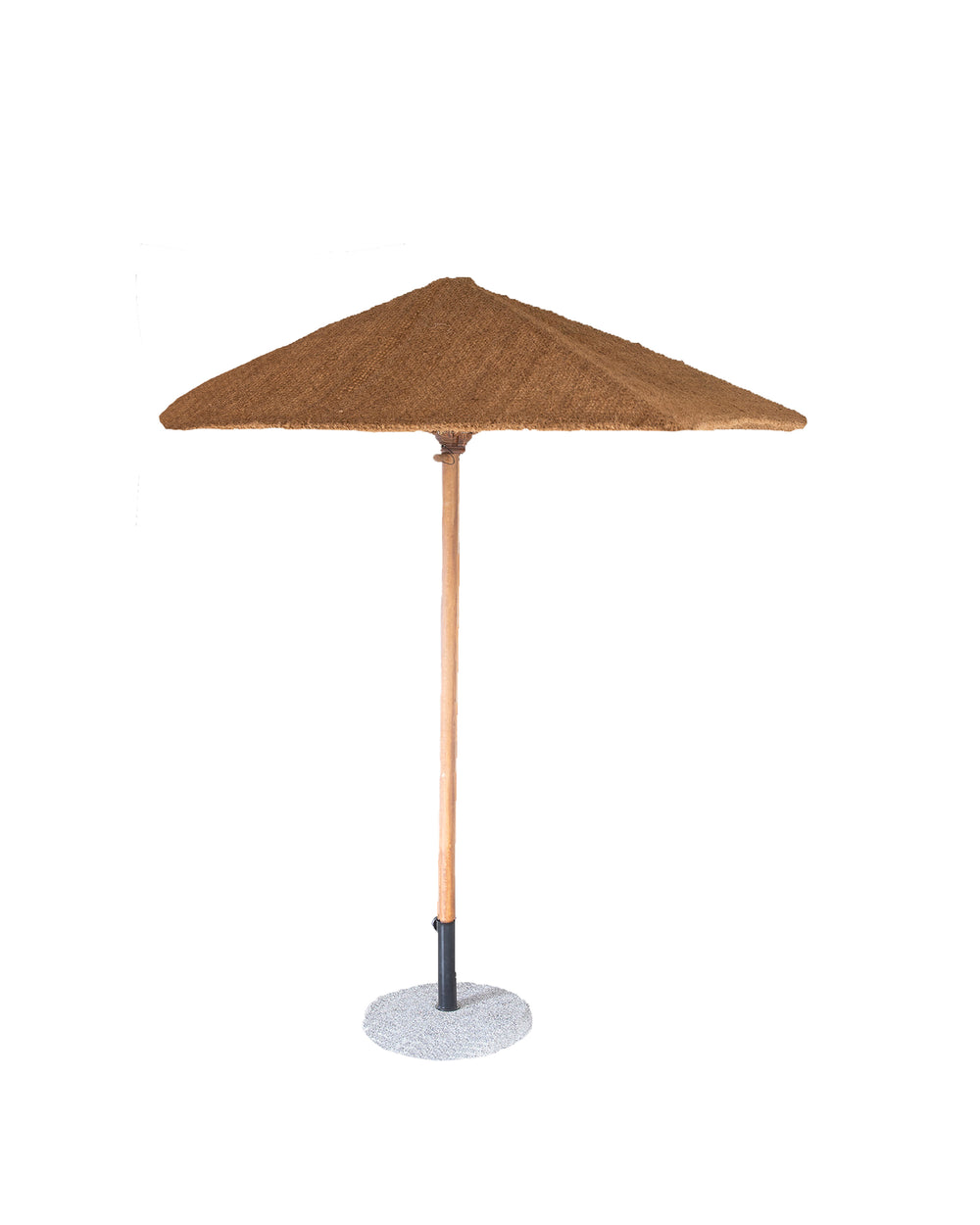 Parasol rond 2m - Beige raphia ou fibre de coco - MXHOME