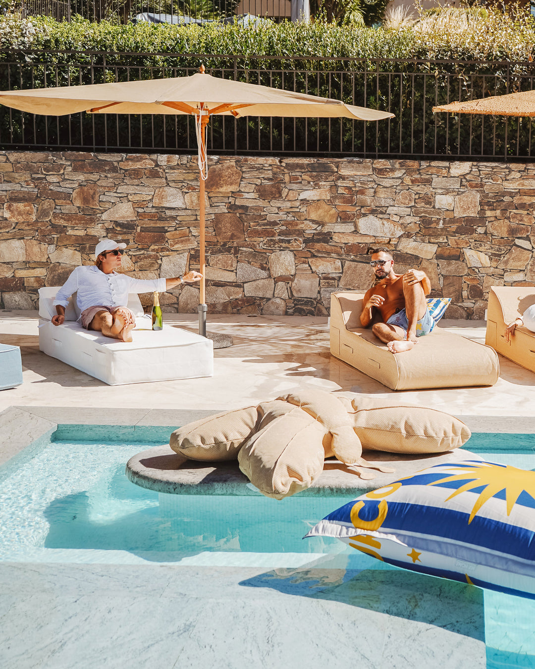 Parasol 2x2m ou 3x2m - Beige raphia - MXHOME