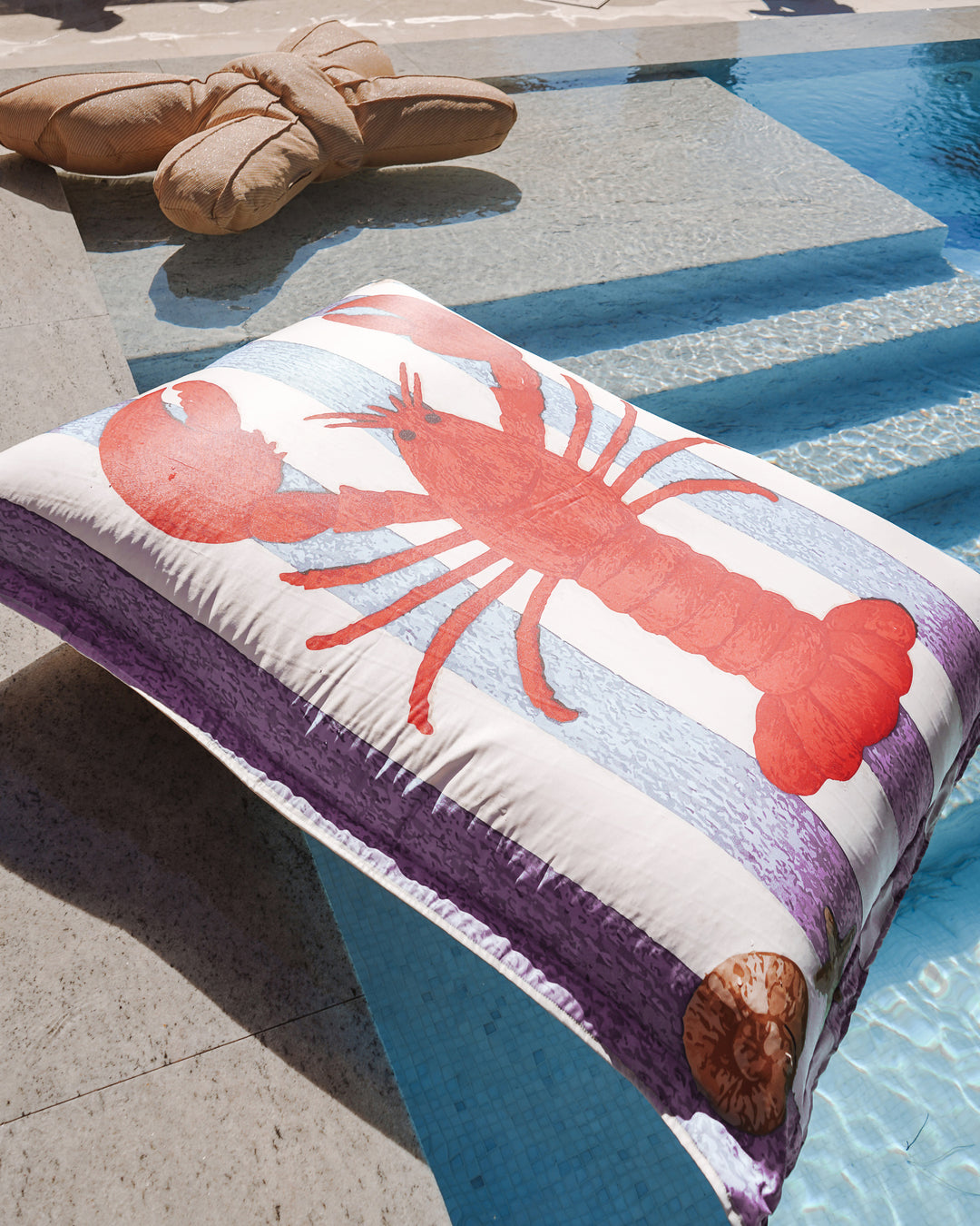 Pouf XL flottant - Homard imprimé - MXHOME