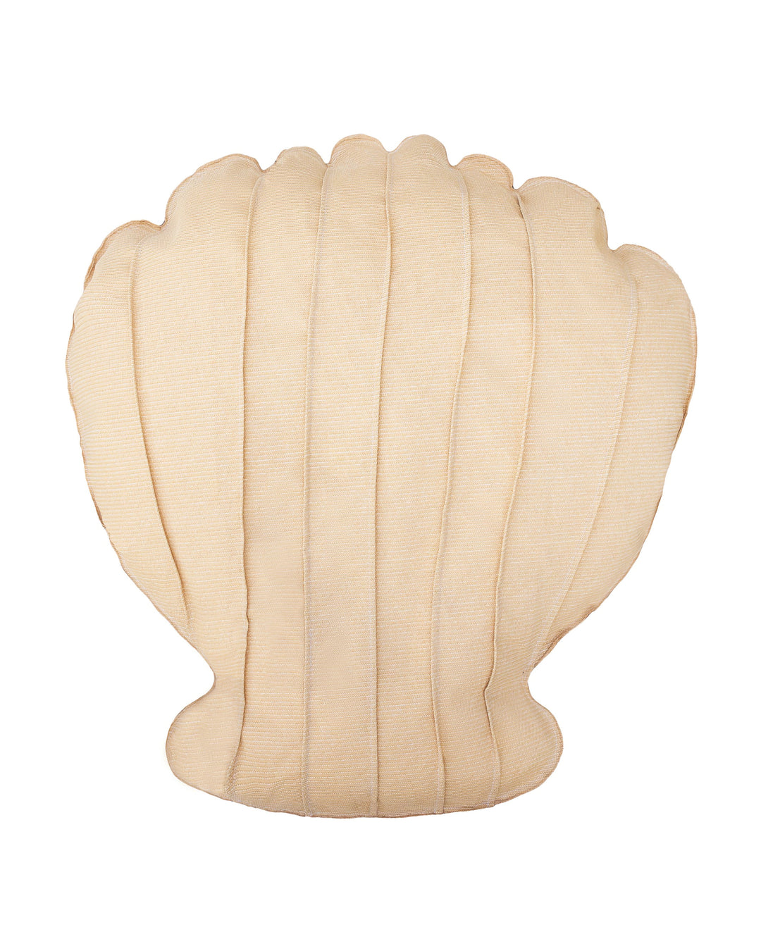 Pouf XL flottant coquillage - Effet raphia, blanc ou bleu - MXHOME