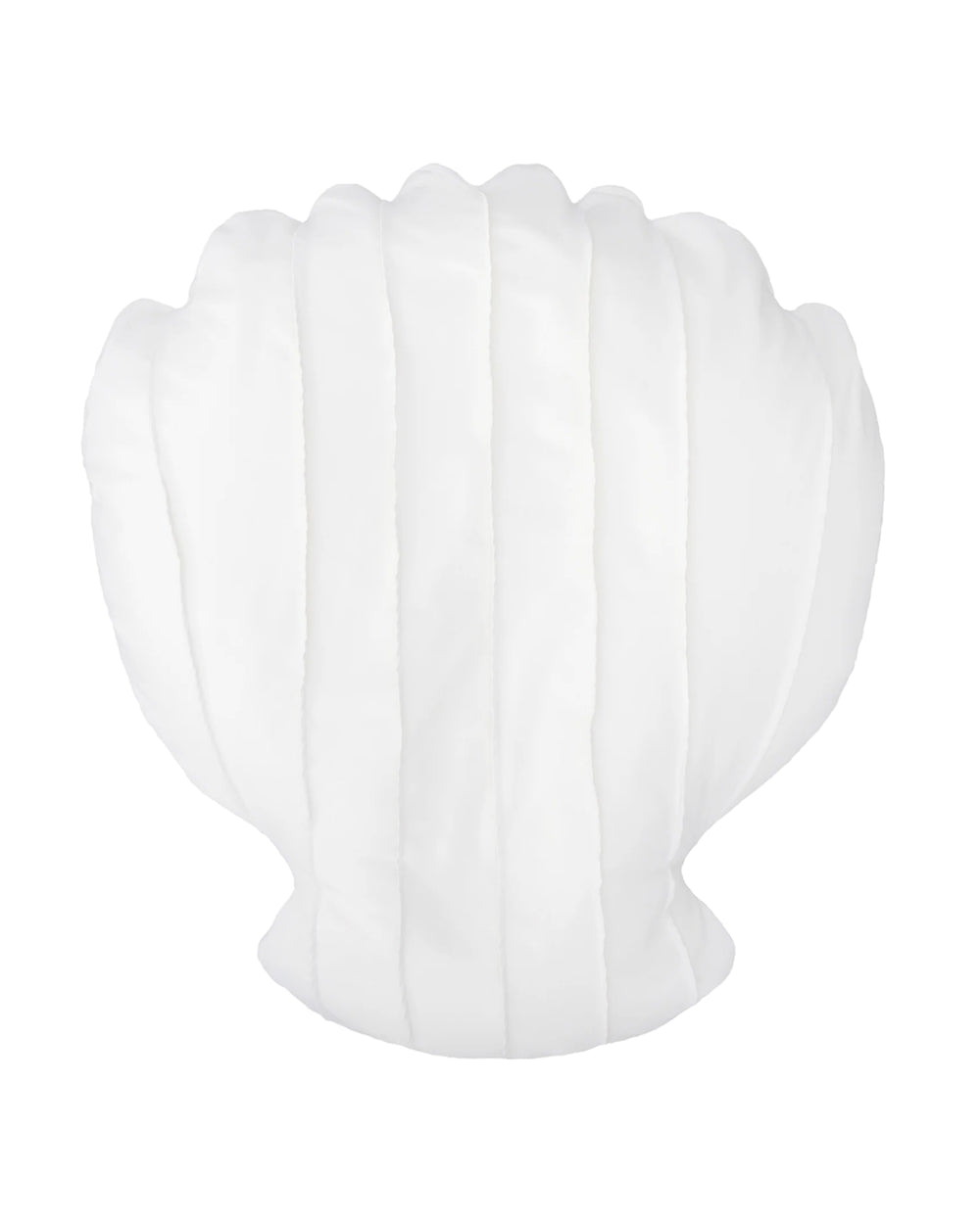 Pouf XL flottant coquillage - Effet raphia, blanc ou bleu - MXHOME