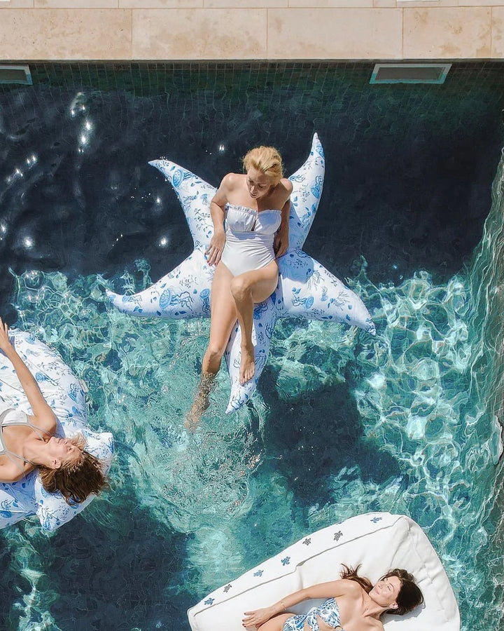 VILEBREQUIN x MX Home - Pouf XL flottant étoile de mer - Motifs méduses - MXHOME