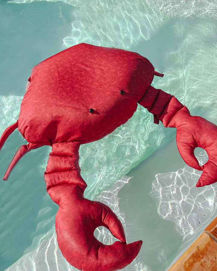 VILEBREQUIN x MX Home - Pouf XL flottant crabe - Rouge avec motifs - MXHOME