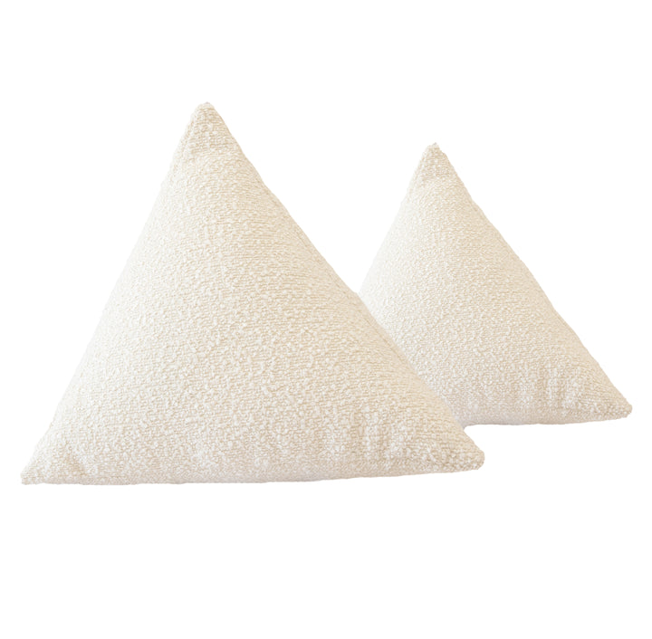 Cojín pirámide de lana bouclé - MXHOME