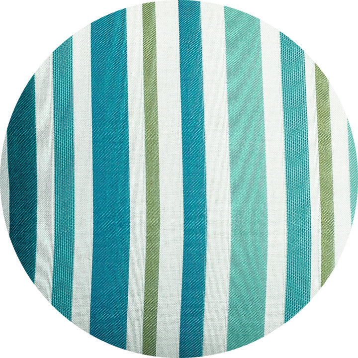 Surmatelas - Lit bain de soleil 2 places - Rayures bleues - MXHOME