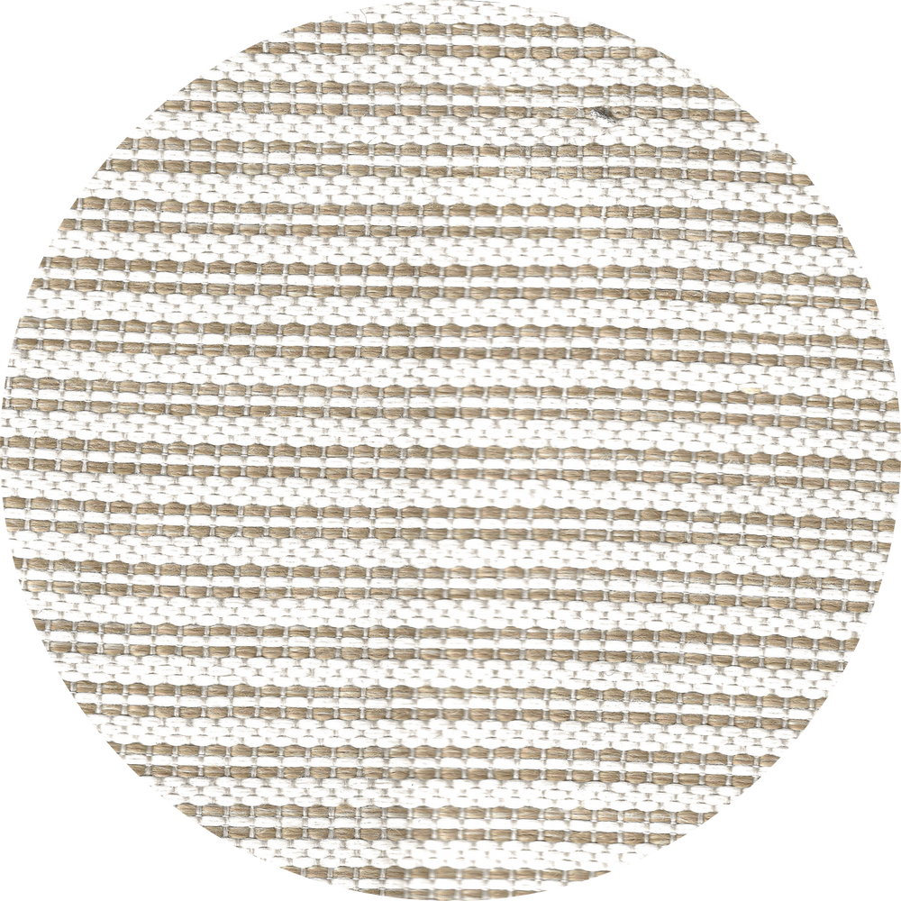 Surmatelas - Lit bain de soleil 2 places - Blanc rayé beige - MXHOME