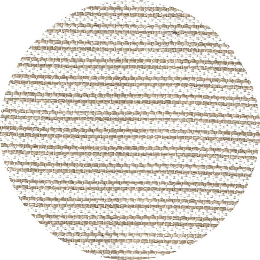 Surmatelas - Lit bain de soleil 2 places - Blanc rayé beige - MXHOME