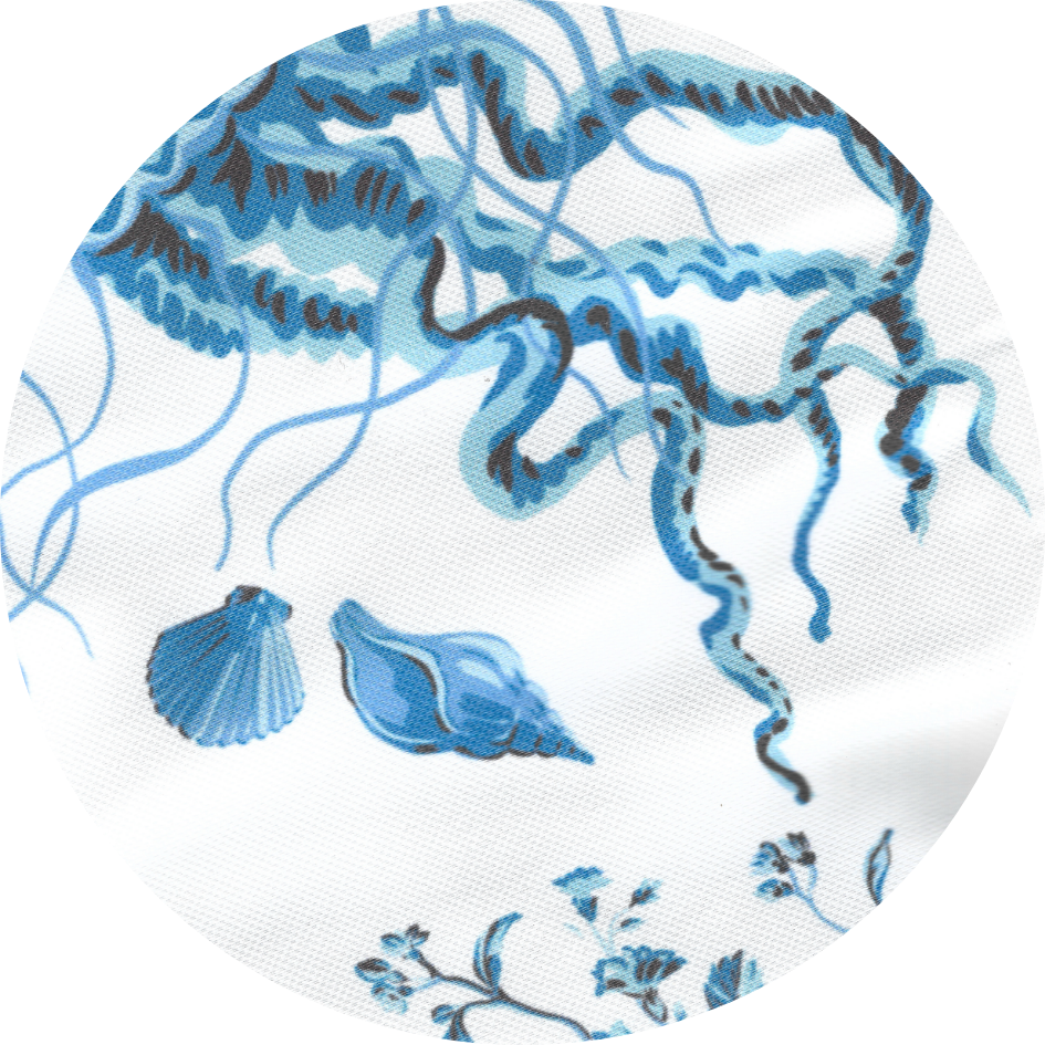 VILEBREQUIN x MX Home - Pouf XL flottant étoile de mer - Motifs méduses - MXHOME