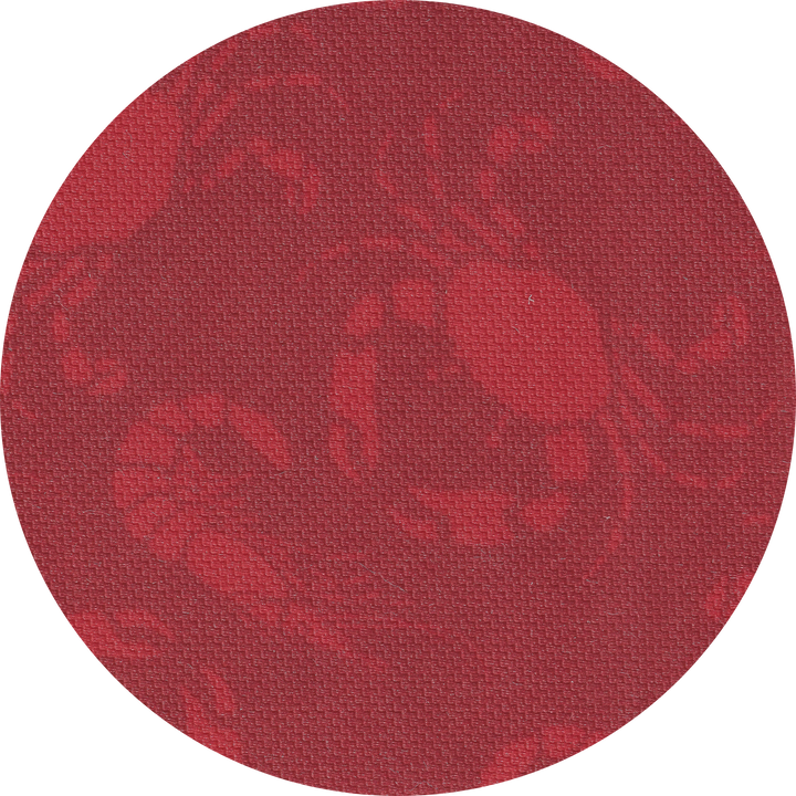 VILEBREQUIN x MX Home - Coussin crabe - Rouge avec motifs - MXHOME